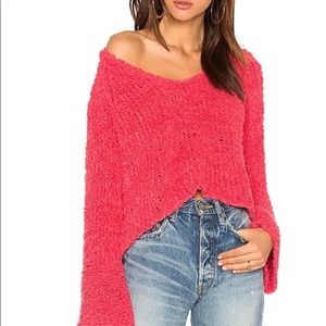 Free People Cropped Chunky Knit Sweater